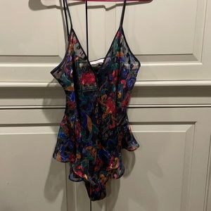 VS bodysuit with pattern